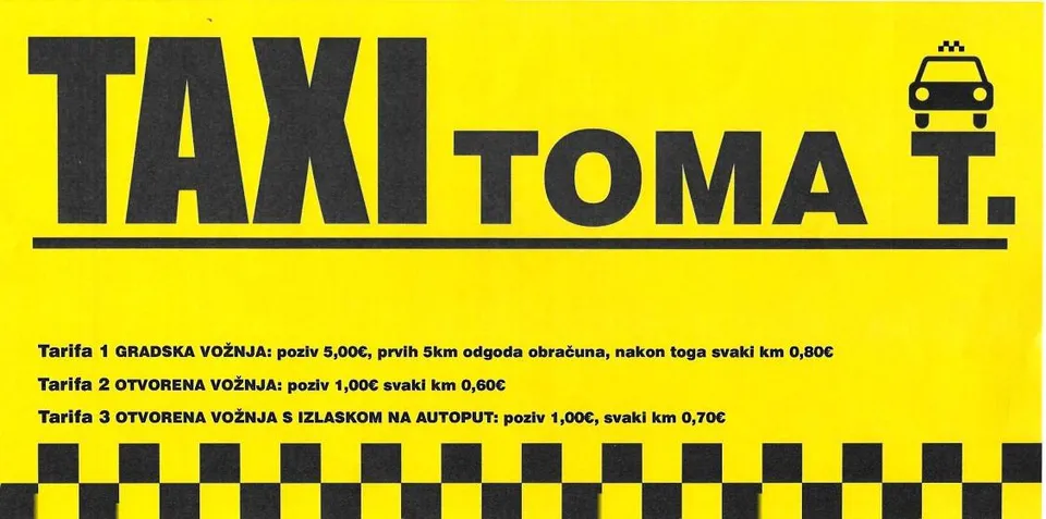 Fotografija uz članak „(PROMO) TAXI TOMA T. „Osim prijevoza, odlazim u trgovinu po namirnice i po stvari koje ste zaboravili ponijeti"“
