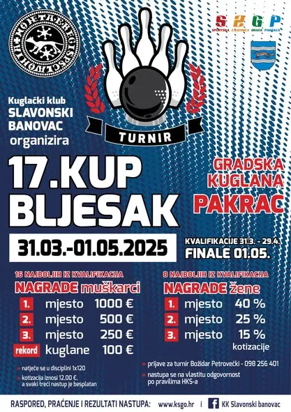 Fotografija uz članak „17. KUGLAČKI KUP BLJESAK Početak danas u 17 sati“