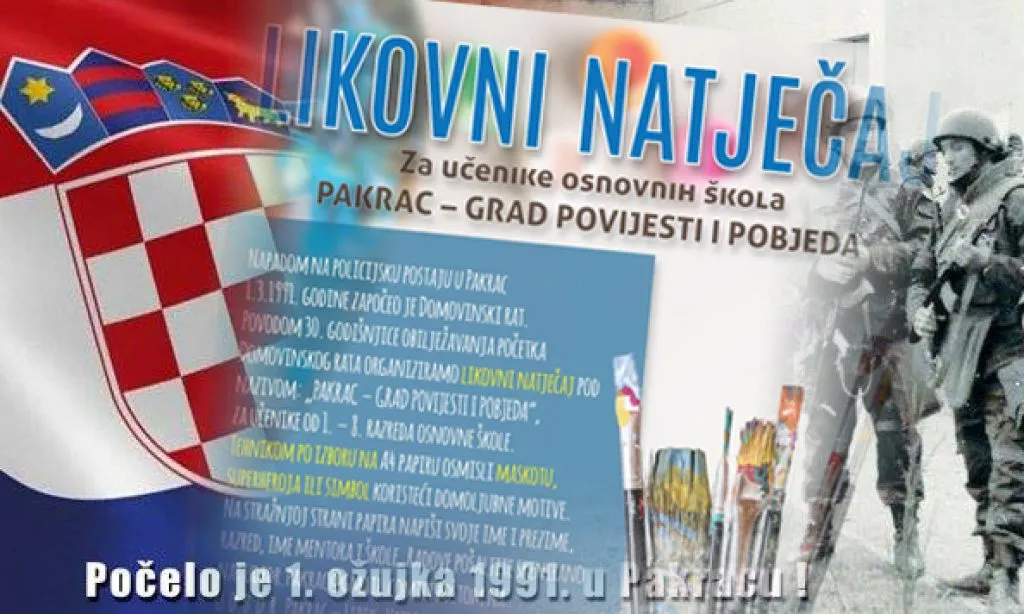 Fotografija uz članak „"PAKRAC – GRAD POVIJESTI I POBJEDA" Likovni natječaj za osnovnoškolce“