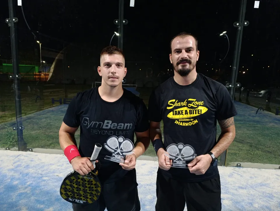Fotografija uz članak „ZAVRŠEN PADEL TURNIR Slavili V. Jirasek i Z. Krucki“