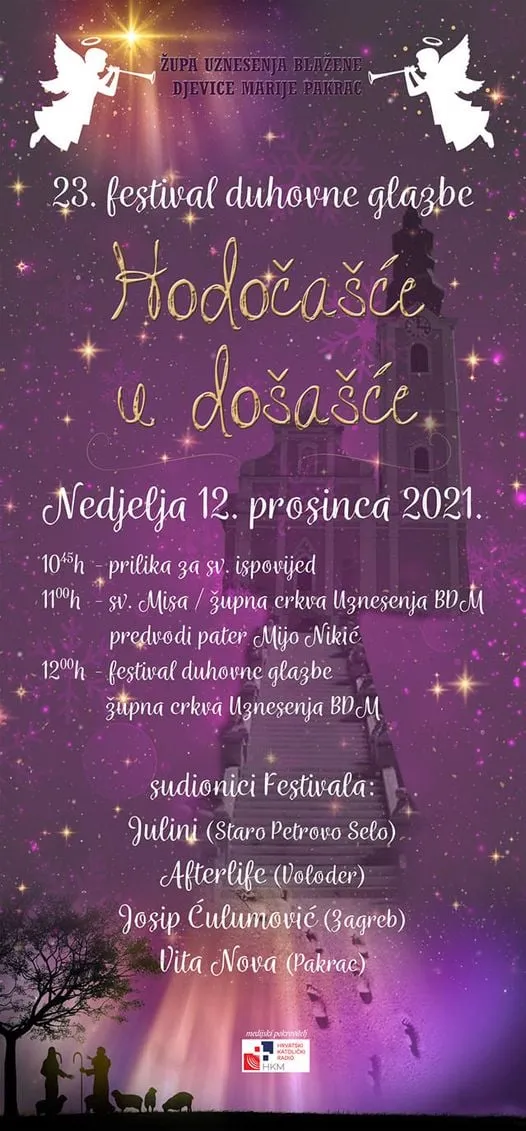Fotografija uz članak „PAKRAČKA ŽUPA UBDM 23. Festival duhovne glazbe „Hodočašće u došašće““