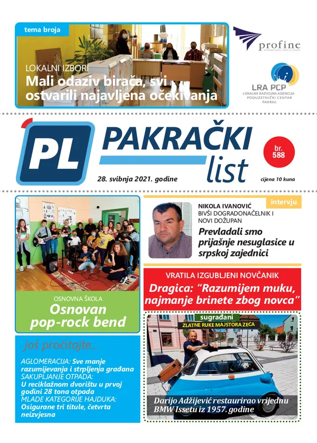 Pakracki list naslovnica