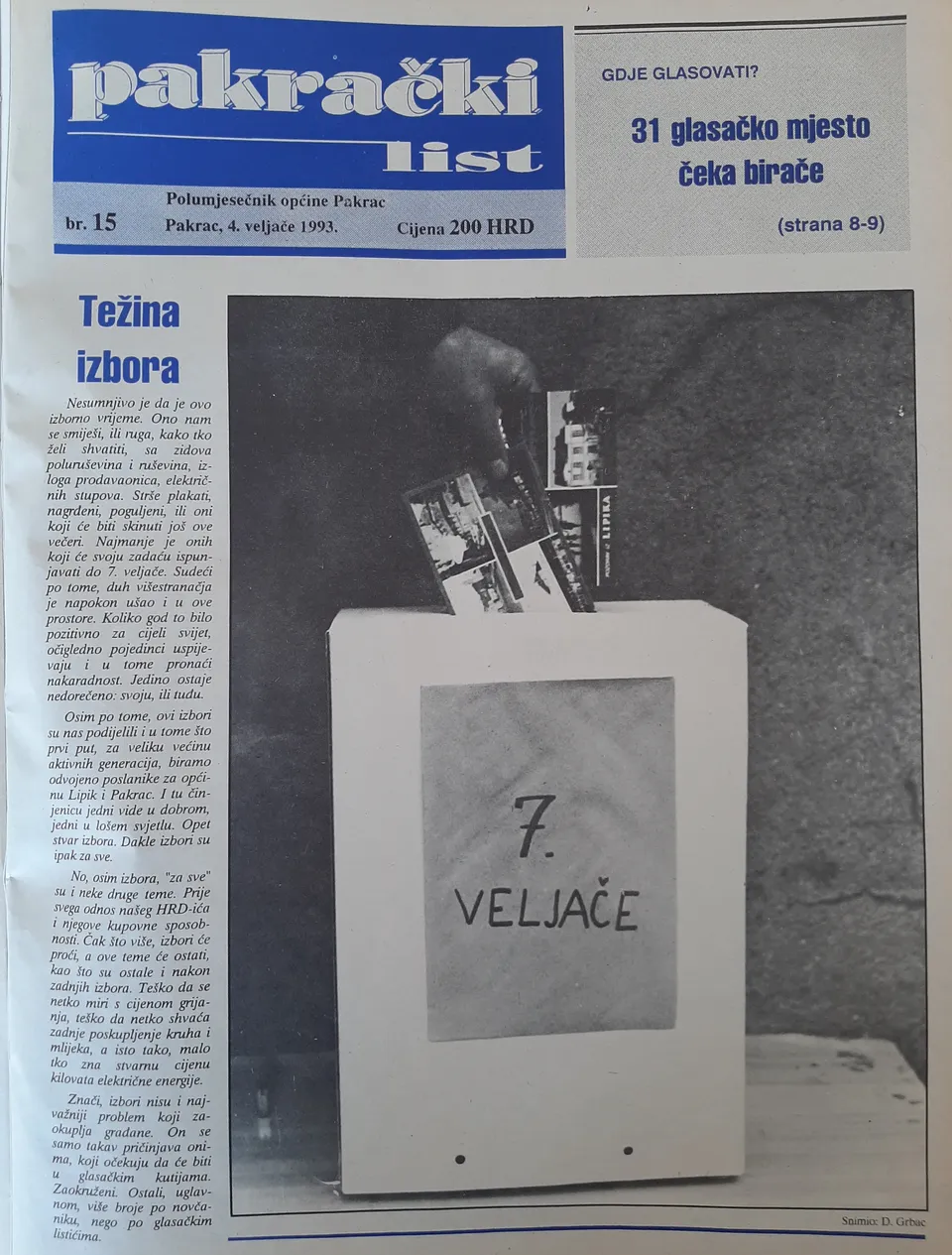 Pakrački 1993