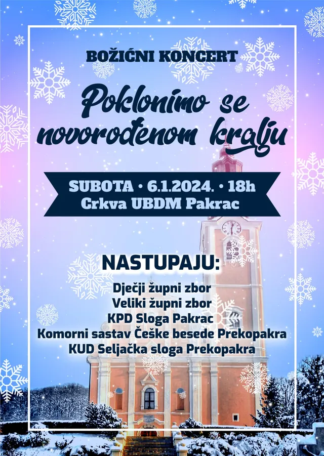 Fotografija uz članak „CRKVA UBDM Božićni koncert lokalnih zborova“