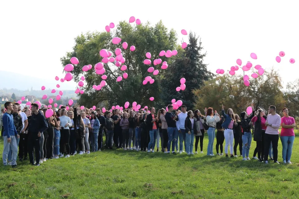 Fotografija uz članak „„MAMA, BUDI ZDRAVA“ Ružičasti listopad u Srednjoj školi Pakrac“