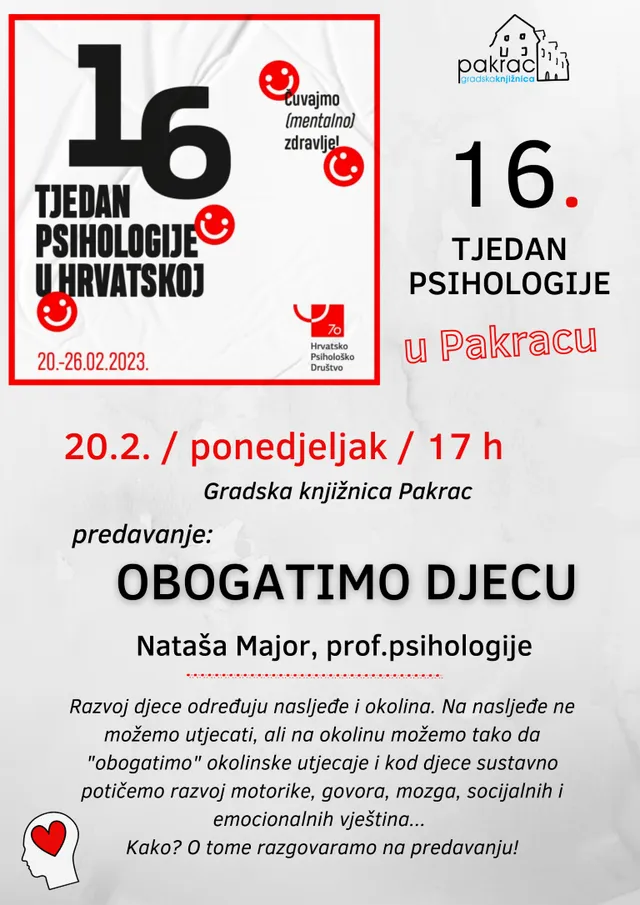tjedan psihologije plakat