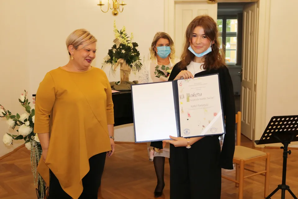 Fotografija uz članak „OGŠ PAKRAC Natei Perinović uručena nagrada "Marko Turčan"“
