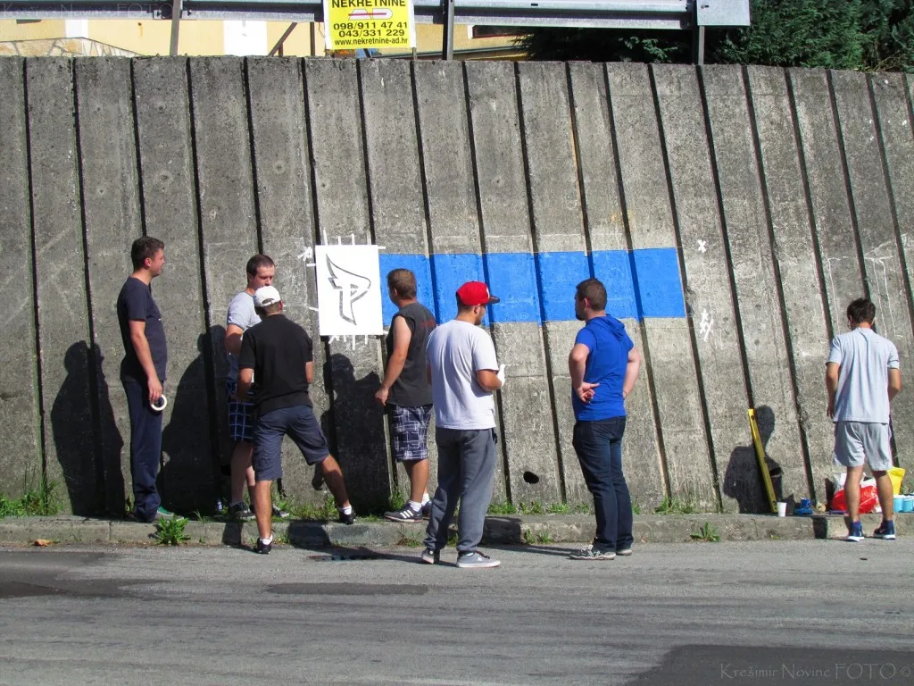 Fotografija uz članak „UDBDR Pakrac - Novi grafit na pakračkoj Petlji“