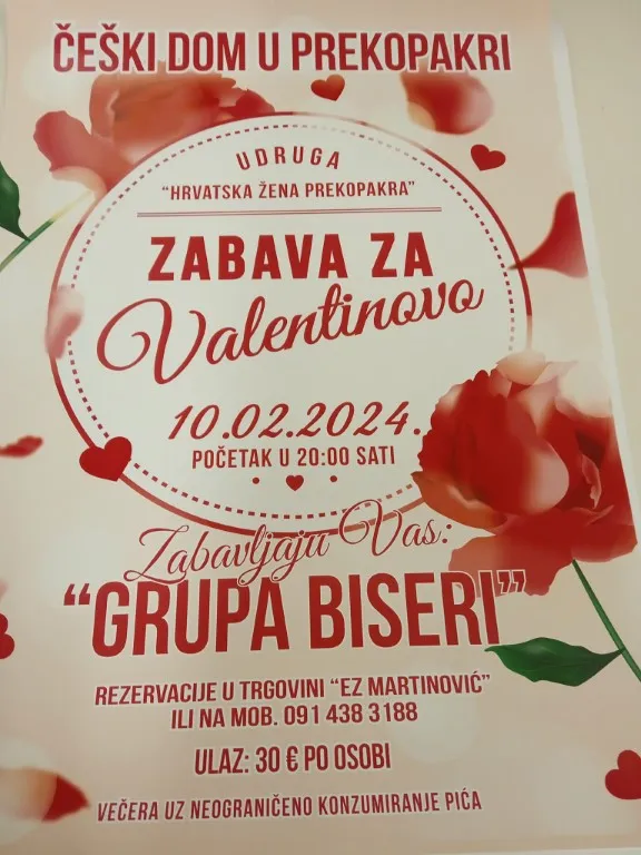 valentinovo plakat