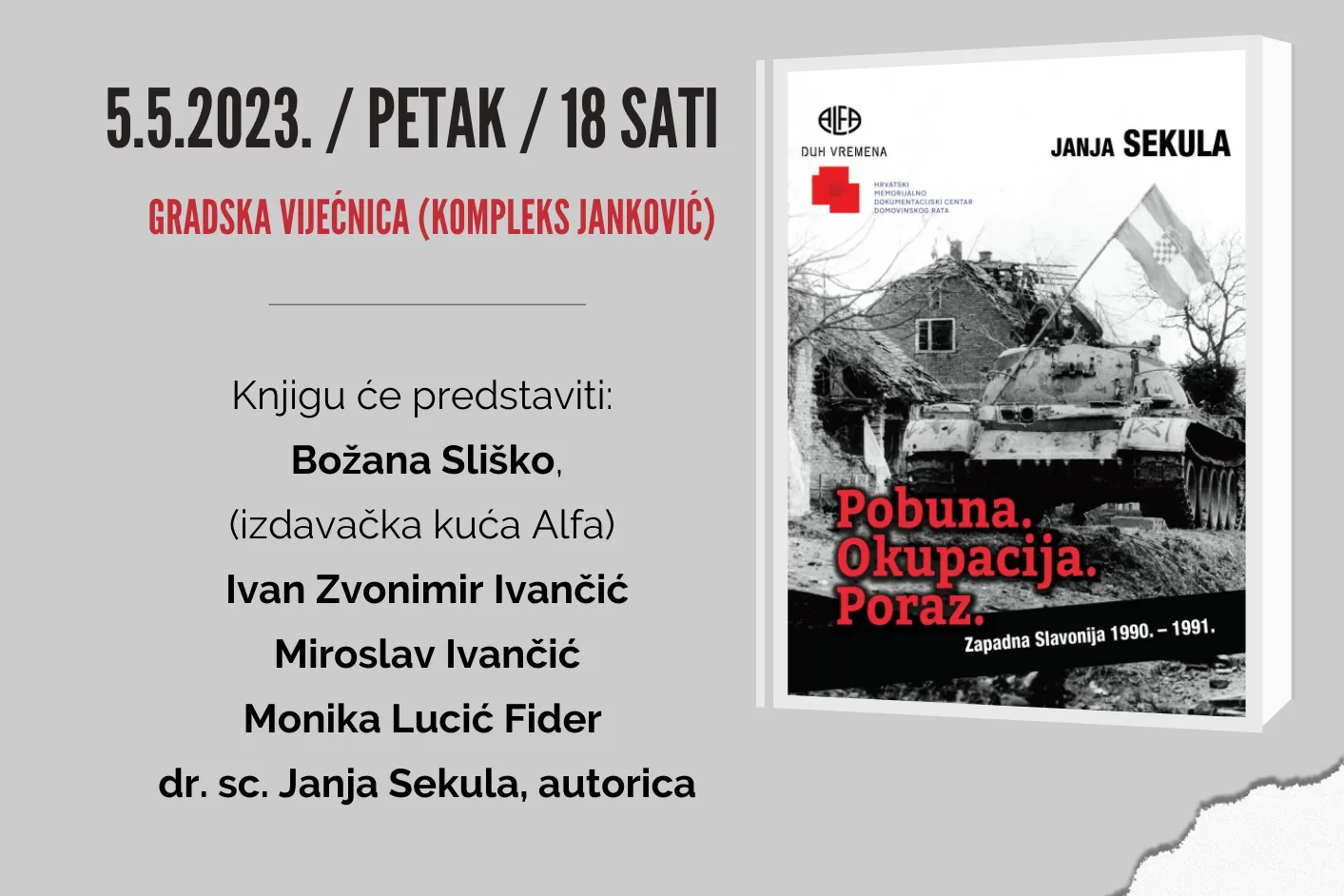 Predstavljanje knjige Pobuna.Okupacija.Poraz 4 1