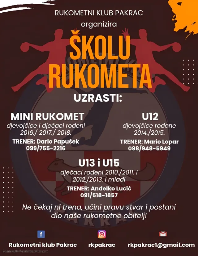 skola rukometa