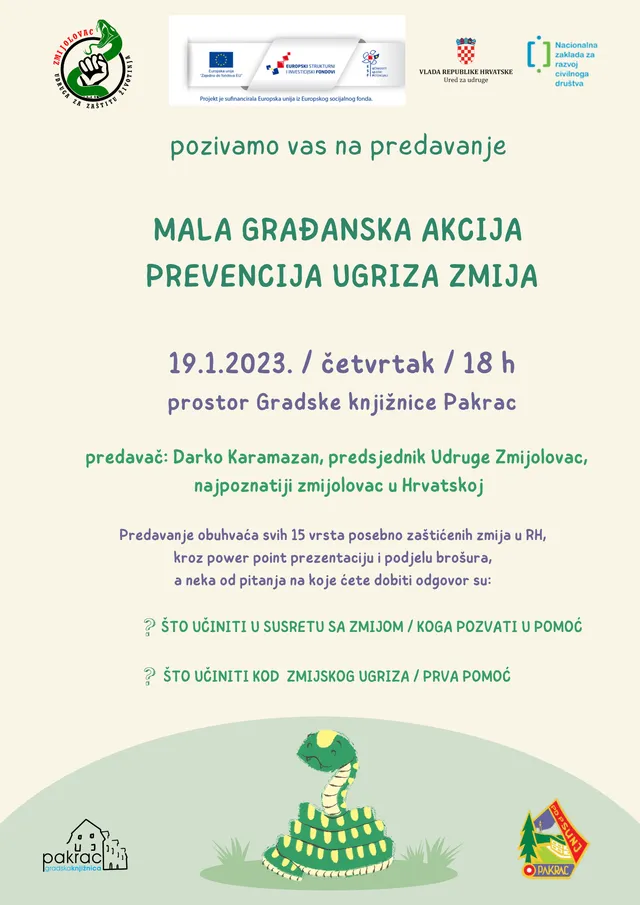 Predavanje Udruga Zmijolovac