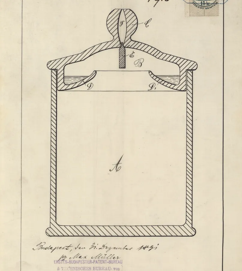 Max Muller patent crtez humidor