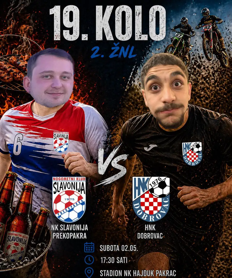 prekopakra dobrovac na hajdukovom stadionu plakat