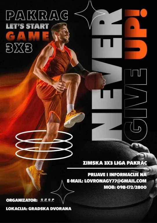 3x3 zimska kosarkaska liga