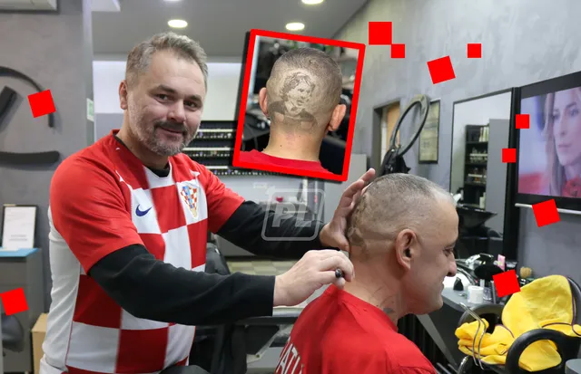 Fotografija uz članak „PAKRAČKI FRIZER BRILJIRA Luka Modrić osvanuo na Božinoj glavi“