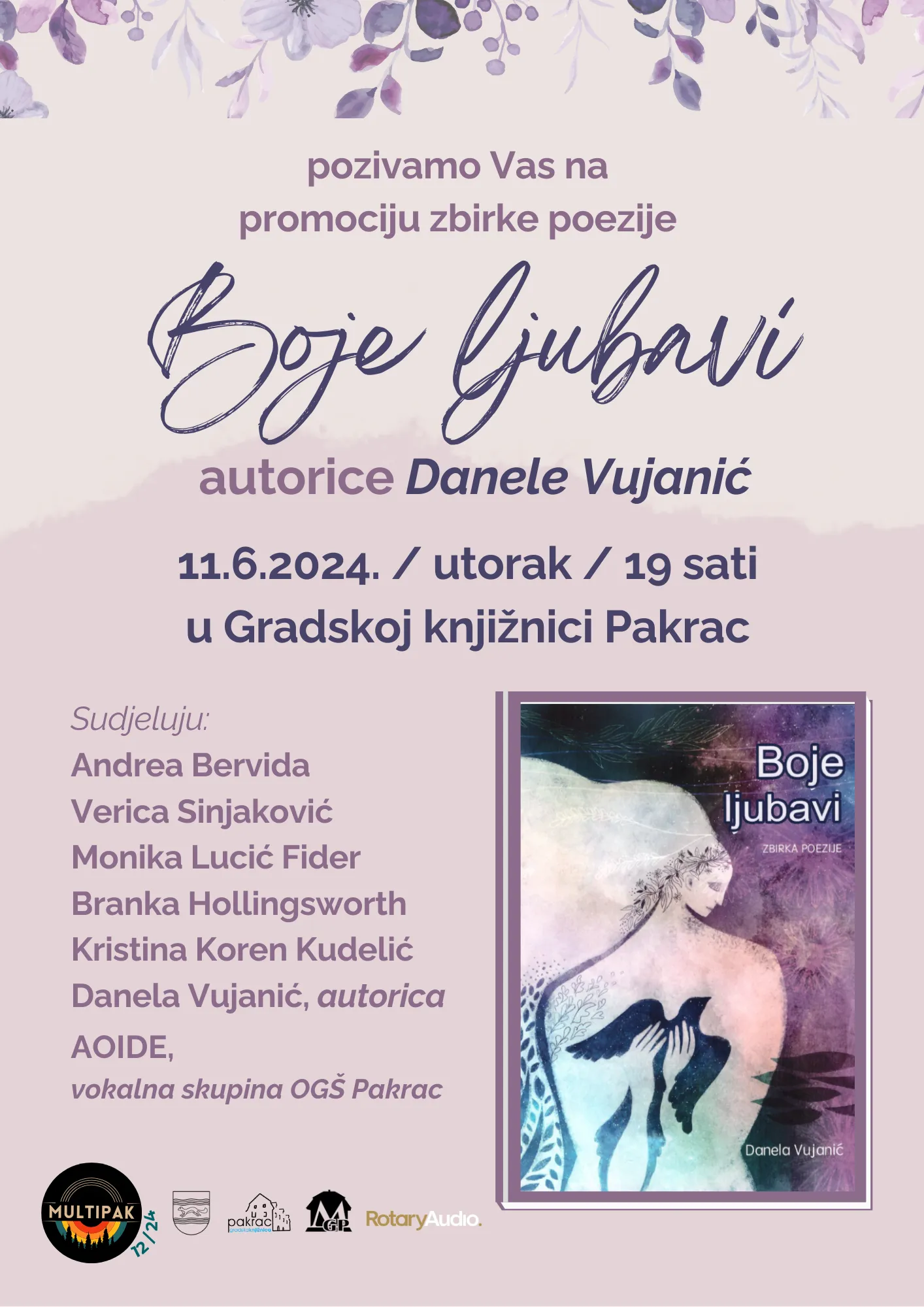 Plakat Boje ljubavi Danela Vujanic