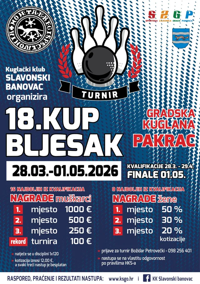 Fotografija uz članak „KUGLAČKI KUP „BLJESAK“ Finalni obračun uz nastup lokalnih uzdanica“