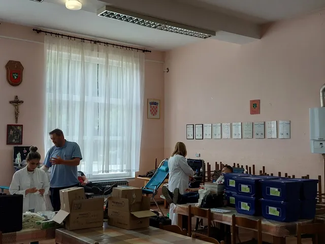 Fotografija uz članak „GD HCK PAKRAC Na drugoj ovogodišnjoj akciji prikupljeno 105 doza krvi“