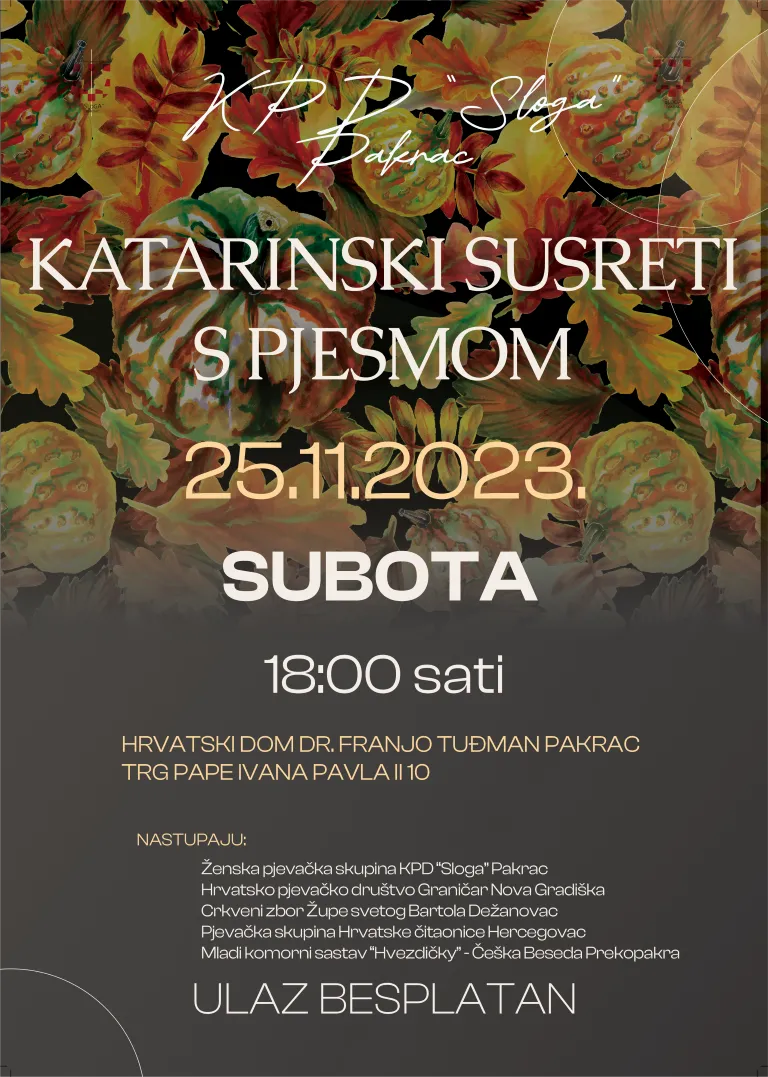 Katarinski susreti s pjesmom