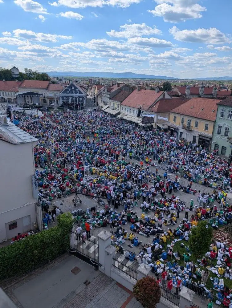 Fotografija uz članak „SUSRET HRVATSKE KATOLIČKE MLADEŽI U Pakracu nastavljeno druženje 170 mladih“