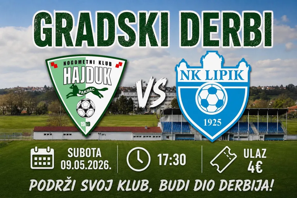 Fotografija uz članak „DERBI „HAJDUKA“ I „LIPIKA 1925“ U subotu u 17.30 pravac „Hajdukov“ stadion!“