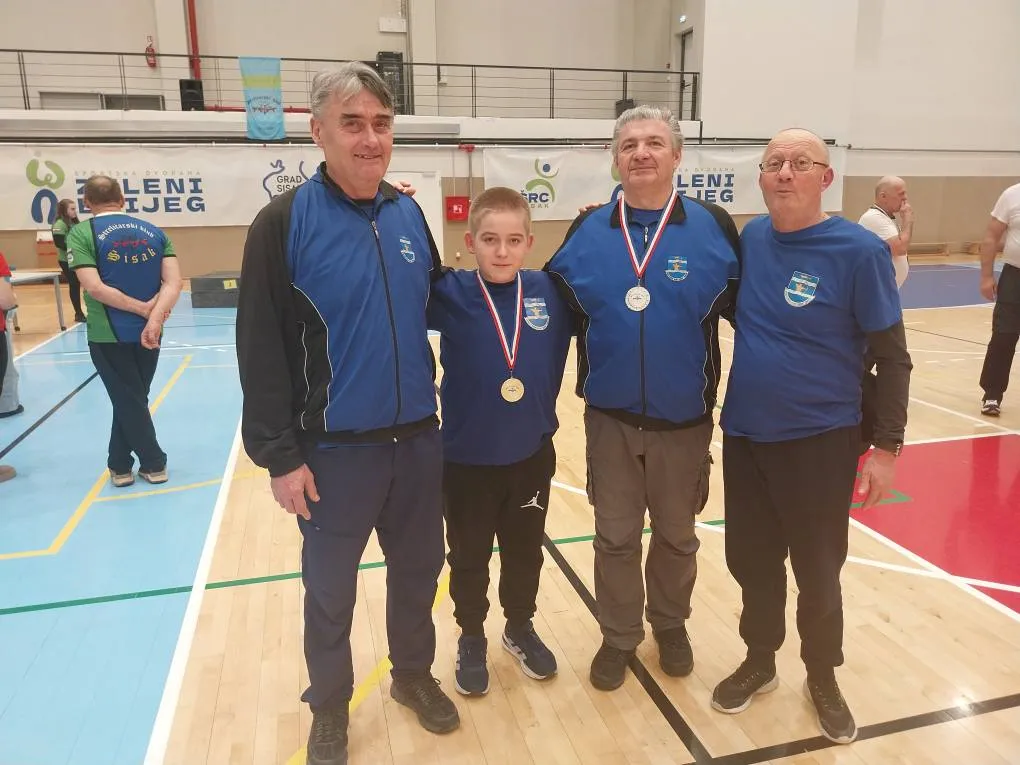 Fotografija uz članak „STRELIČARSKI KLUB KUNA U Sisku Šimić zlatni, Marošević srebrni“