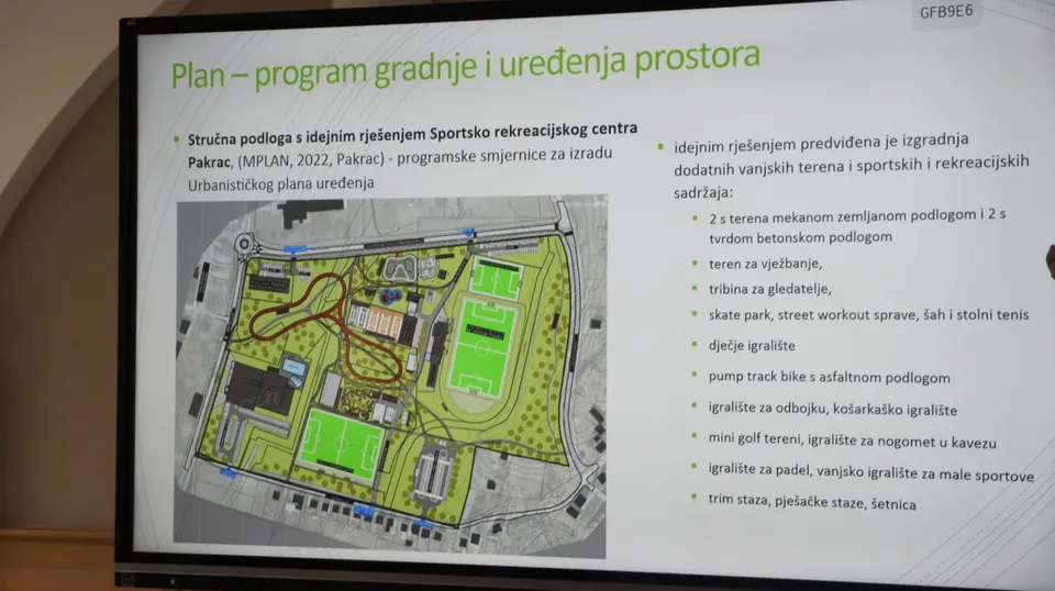 Fotografija uz članak „JAVNA RASPRAVA Prijedlog Urbanističkog plana športsko-rekreacijske zone“