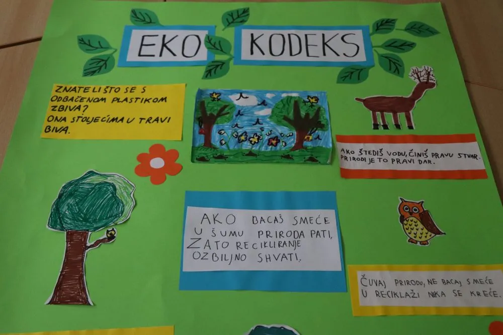 Fotografija uz članak „Osnovna škola braće Radića u Pakracu gradi svoj identitet kroz niz prepoznatljivih projekata – Eko škola“