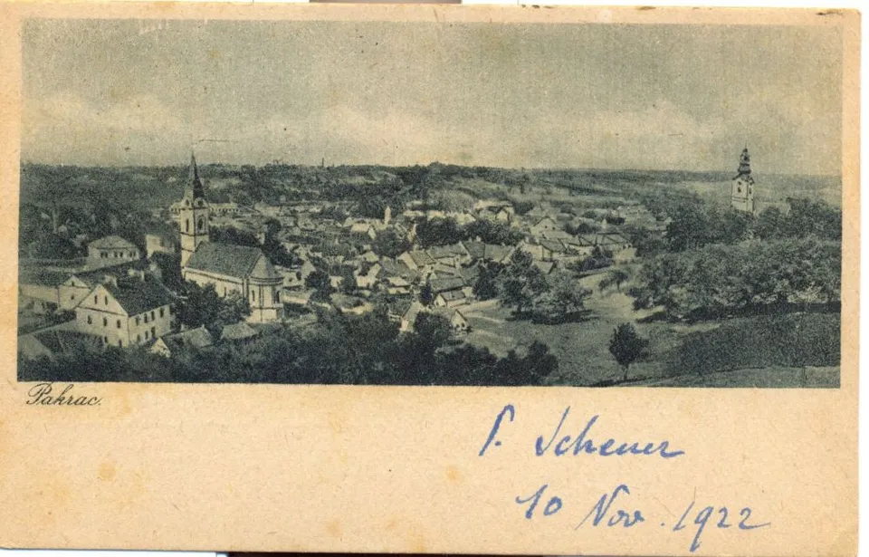 Pakrac stara razglednica 1922jpg