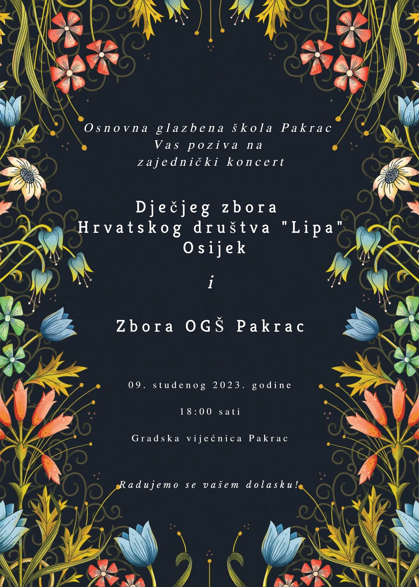 POZIVNICA zborovi