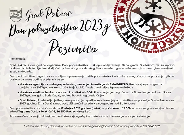 Pozivnica Dan poduzetništva 2023 2