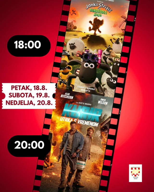 Fotografija uz članak „VIKEND FILMOVI U NAŠEM KINU "Janko Strižić film: Bundevasti kaos" i "Kurir: Utrka s vremenom"“