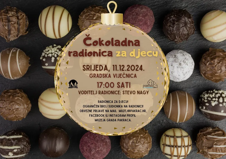 Fotografija uz članak „ADVENT MUZEJA I KNJIŽNICE U naredna dva dana izrada božićnih ukrasa, kićenje bora i Čokoladna radionica“