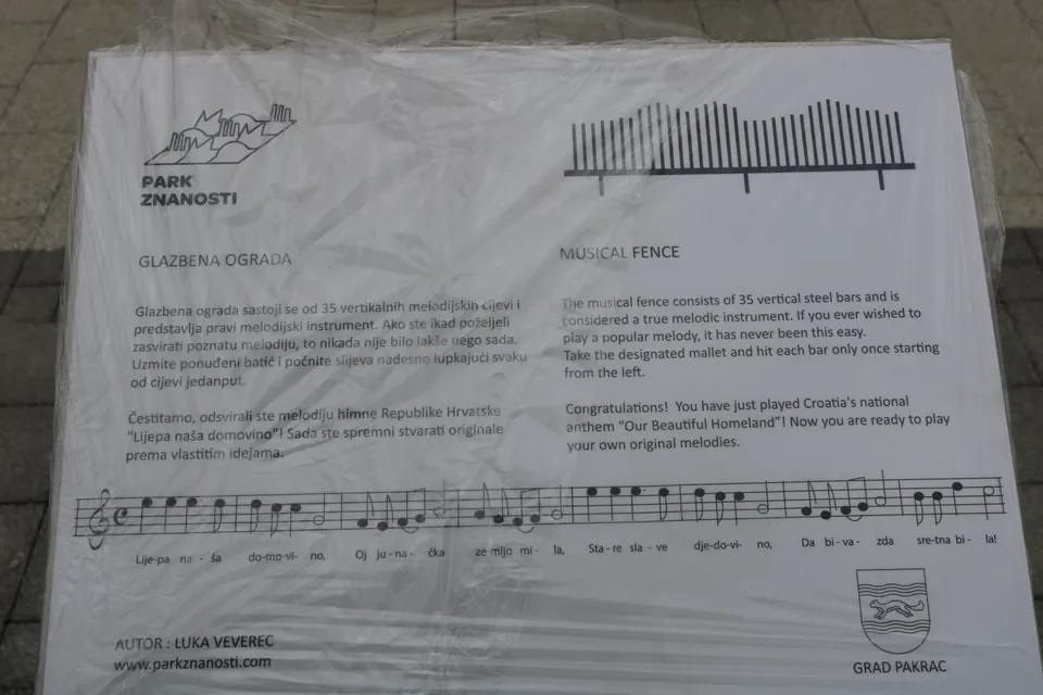 pojašnjenje glazbena ograda