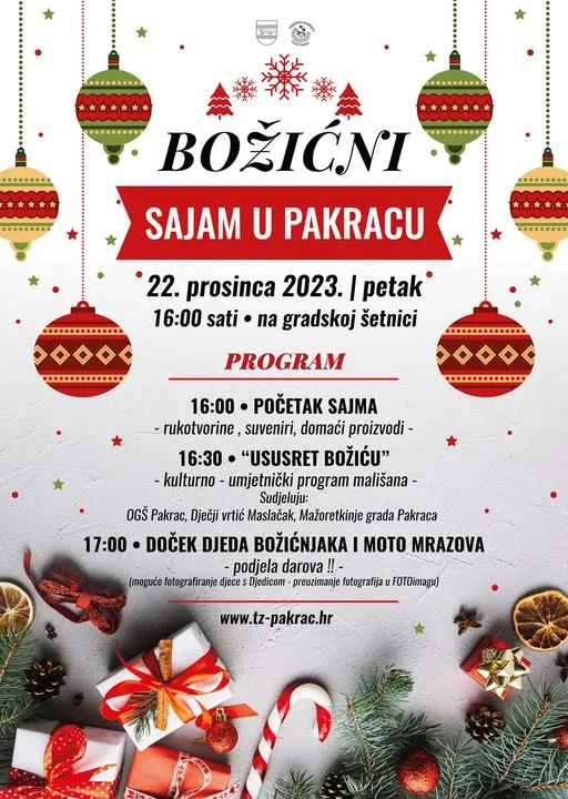 božićni sajam plakat