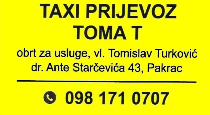 Fotografija uz članak „(PROMO) TAXI TOMA T. „Osim prijevoza, odlazim u trgovinu po namirnice i po stvari koje ste zaboravili ponijeti"“