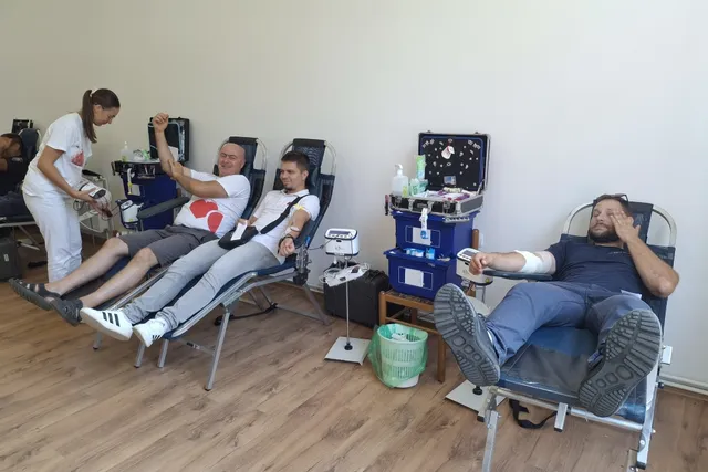 Fotografija uz članak „GDCK PAKRAC Na trećoj ovogodišnjoj akciji prikupljeno 112 doza krvi“