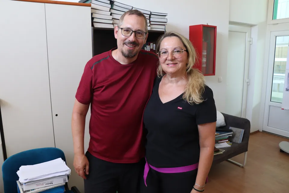 Fotografija uz članak „SVI PUTEVI VODE U PAKRAC Bračni par biciklima došao od Züricha do Pakraca“