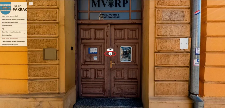 info muzej vrp