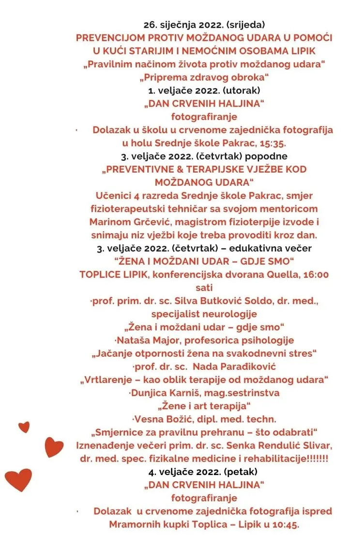 crvenehaljine program