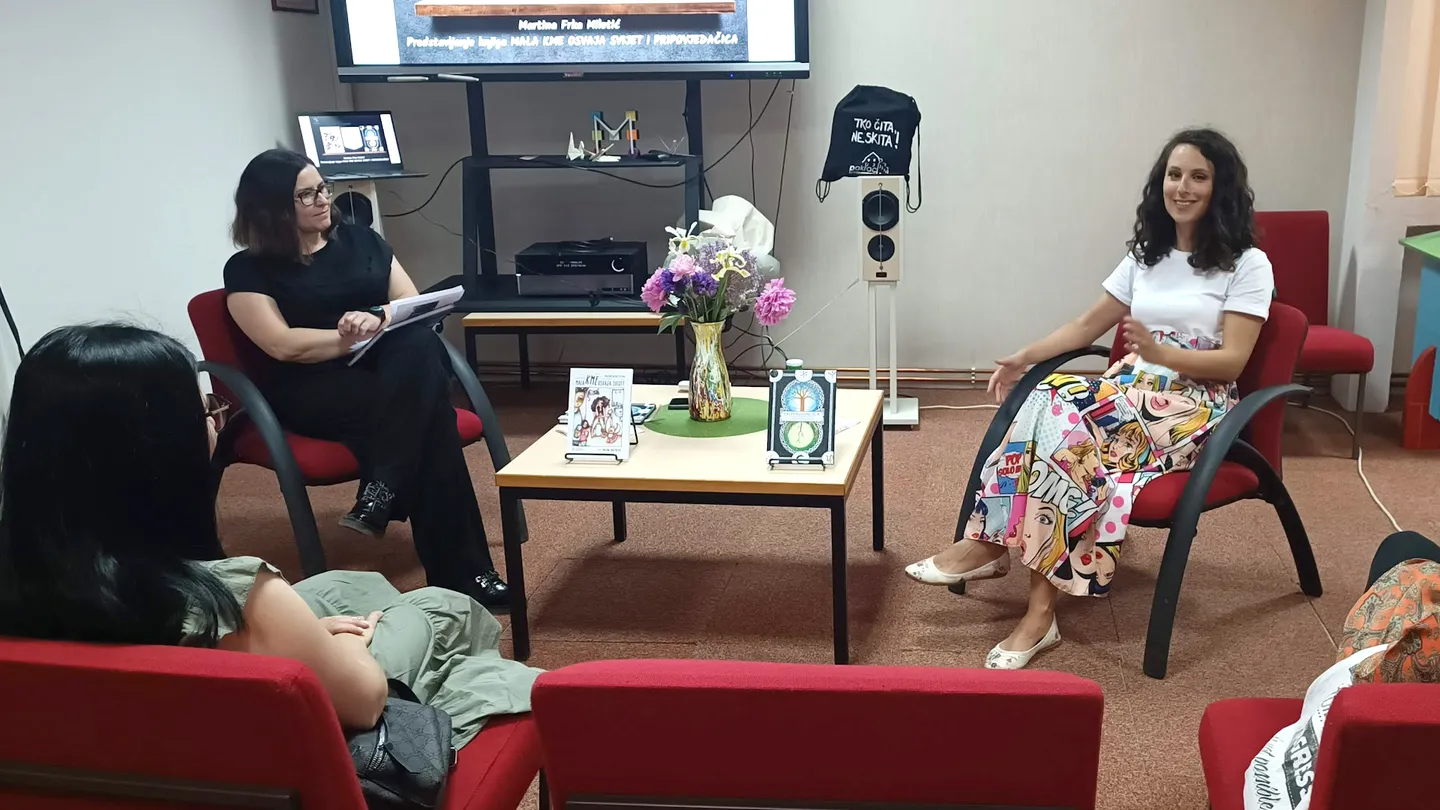 Fotografija uz članak „GRADSKA KNJIŽNICA PAKRAC Predstavljene dvije knjige Martine Frka Milotić“