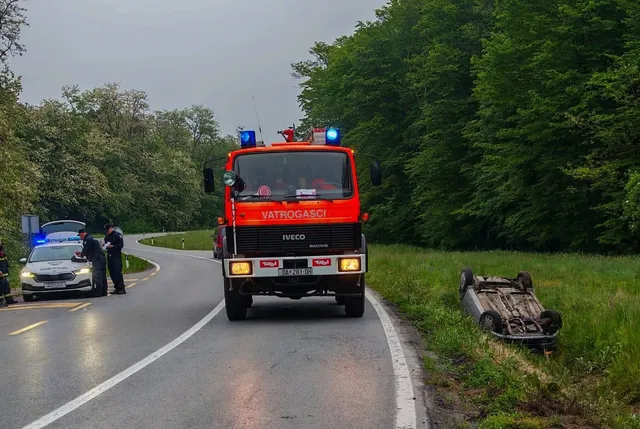 Fotografija uz članak „Prometna nesreća između Pakraca i Omanovca“