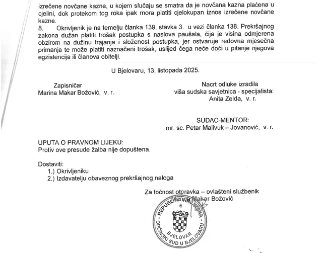 kazna 3