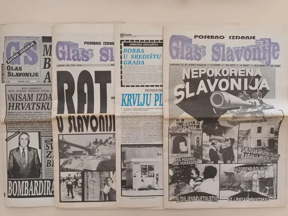 Fotografija uz članak „POVIJESNA CRTICA Časopisi, bilteni, novine u Domovinskom ratu“