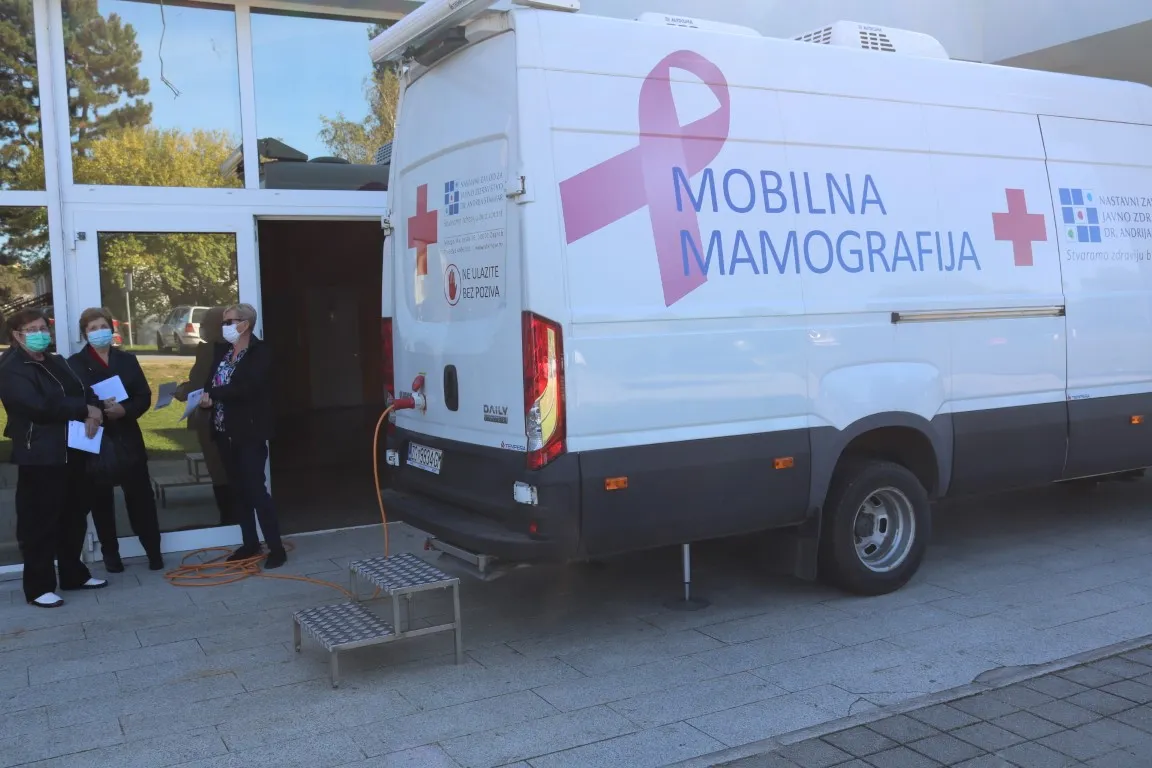 Fotografija uz članak „MOBILNI MAMOGRAF U PAKRACU U tri dana pregledano 150 Pakračanki“