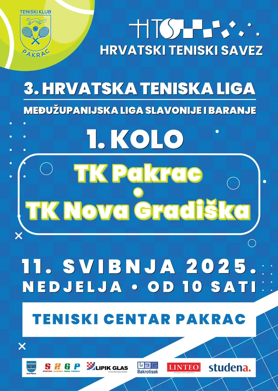 Fotografija uz članak „TENISKI KLUB PAKRAC Odigrali prvu povijesnu prijateljsku utakmicu, za vikend slijedi službena ligaška“