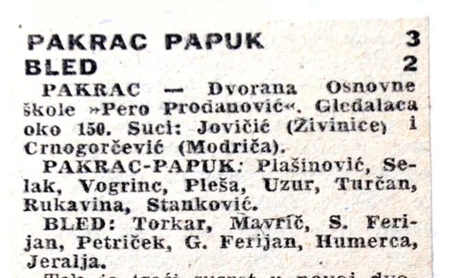 4. odbojka pakrac bled
