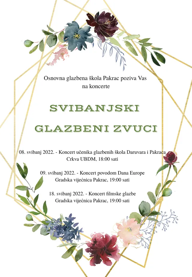 Svibanjski glazbeni zvuci
