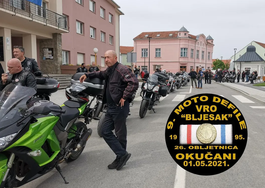 Fotografija uz članak „VIŠE OD 200 MOTOCIKLISTA U PAKRACU "Pamtimo i cijenimo ulogu Pakraca u stvaranju Hrvatske"“
